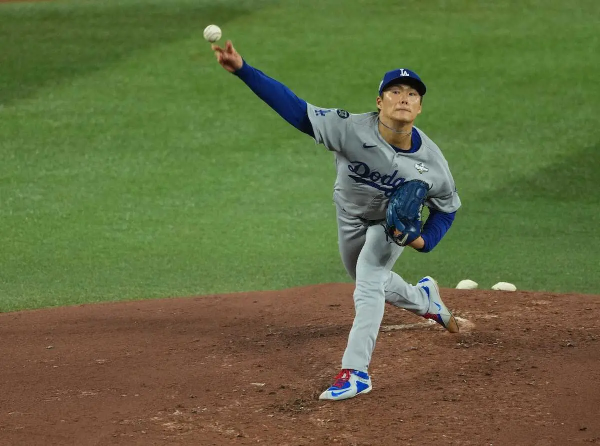 【画像・写真】森繁和氏　ドジャース・山本由伸が初回のピンチで主砲ゲレロを三振に斬った「世界を制するカーブ」