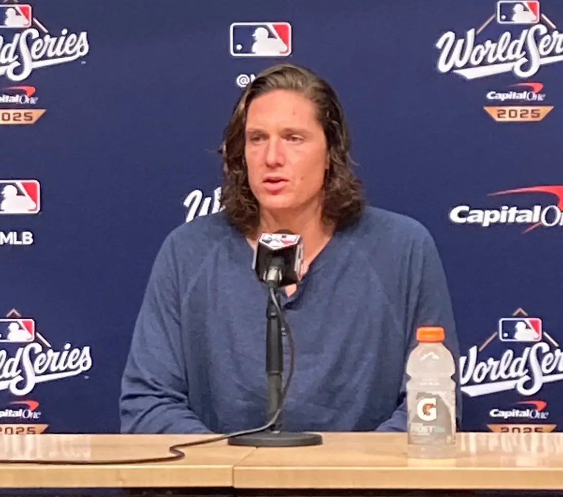 【画像・写真】ドジャース第3戦先発のグラスノー「一番印象的なのは…」山本由伸のすごさを語る　由伸ノートの代わりは？