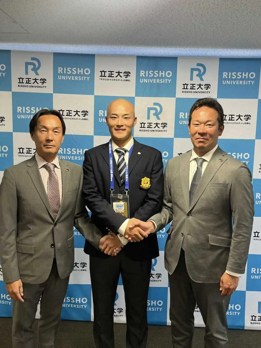 【画像・写真】巨人育成2位の立正大・林燦「台湾の人と間違えられる」珍しい名前の右腕が目指すは守護神！