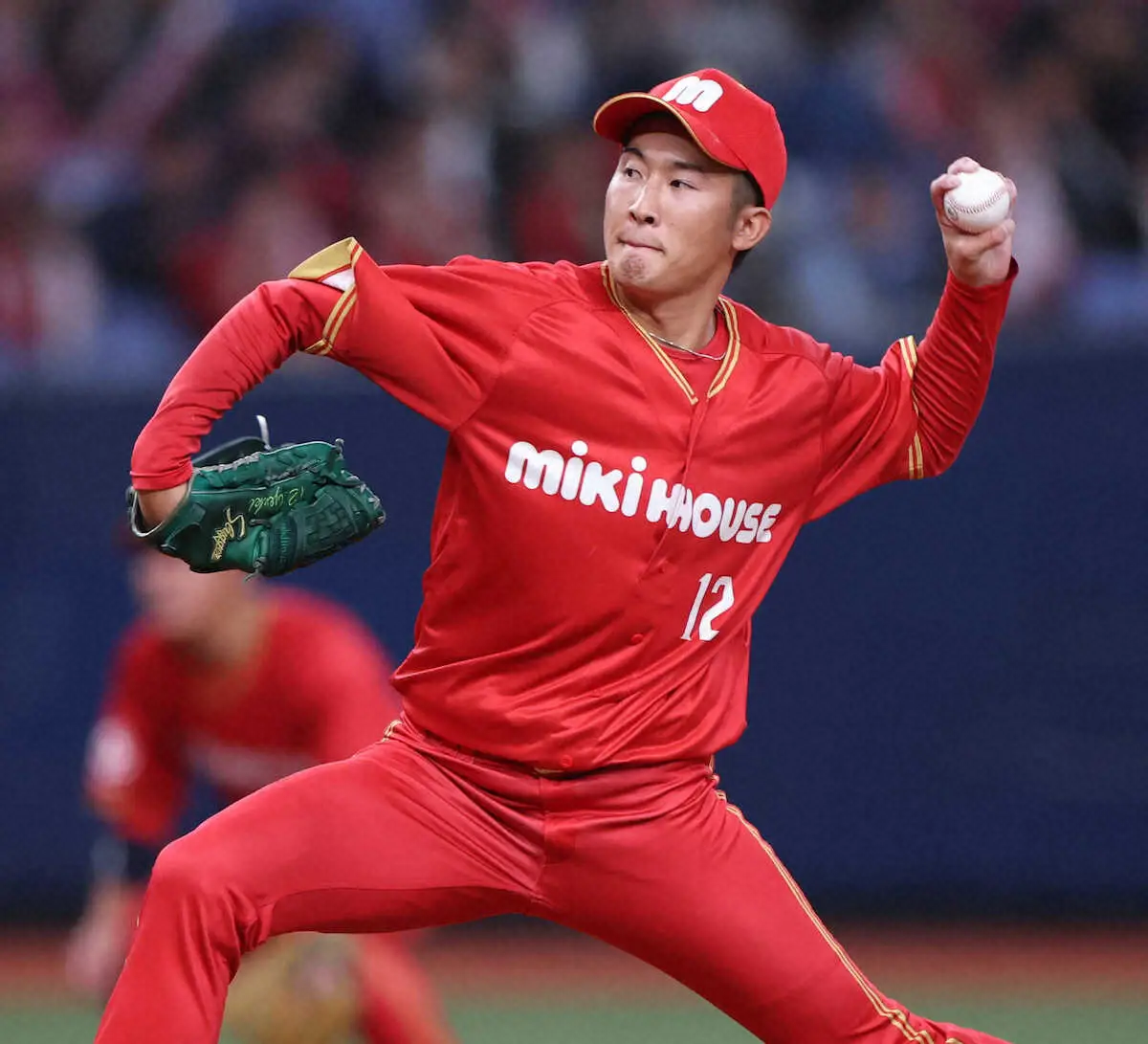 【画像・写真】ミキハウス2大会連続の初戦突破ならず　2番手の変則左腕・仲尾元貴は2回1/3無失点と好投