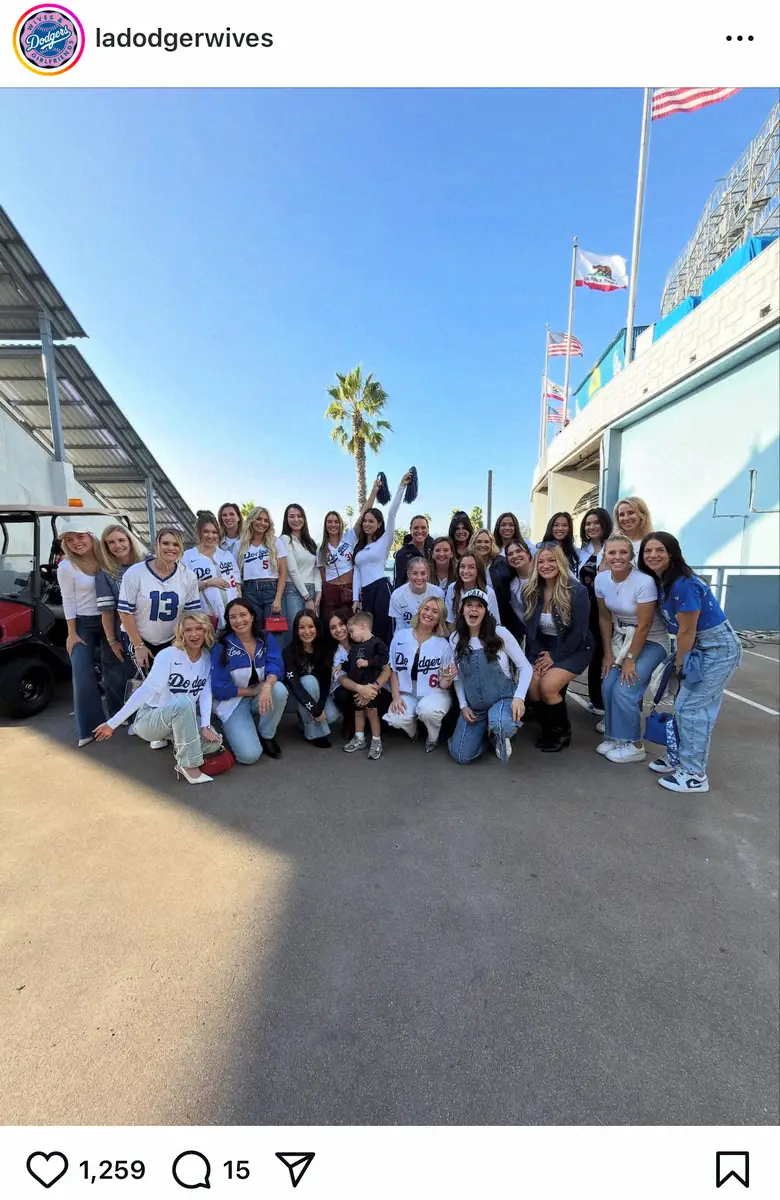 【画像・写真】ドジャース夫人会のインスタグラム（@ladodgerwives）から