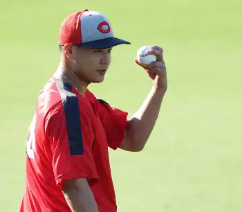 広島　森翔平　宮崎・日南キャンプのテーマは直球の精度向上