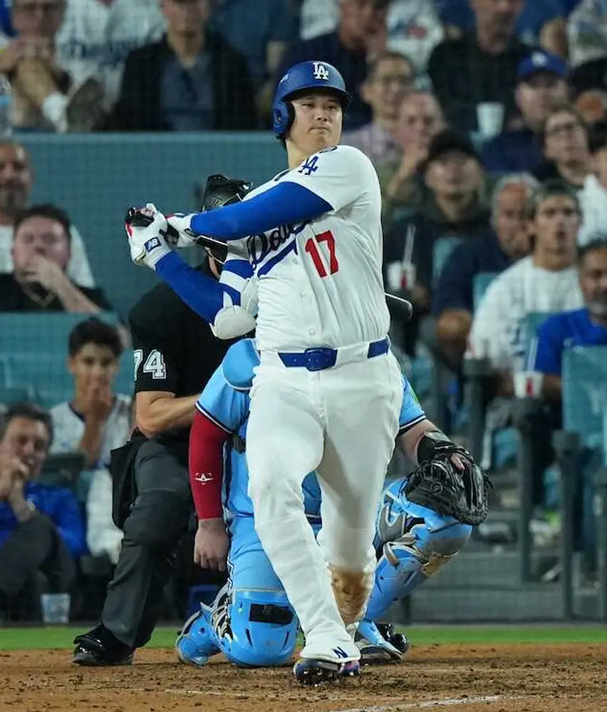 【画像・写真】ドジャース完敗で2勝2敗に…大谷翔平はPS最長11打席連続出塁も無安打＆7回途中4失点でWS初黒星