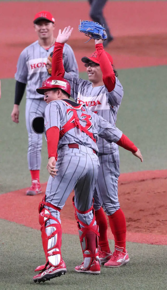 【画像・写真】【日本選手権】Honda鈴鹿・井村勇介が完全試合「記録はラッキーという感じです」史上2人目の快挙