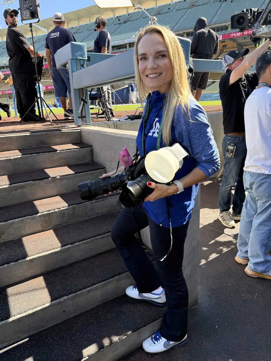 【画像・写真】ドジャース球団カメラマンが感謝　大谷とファンの気遣い