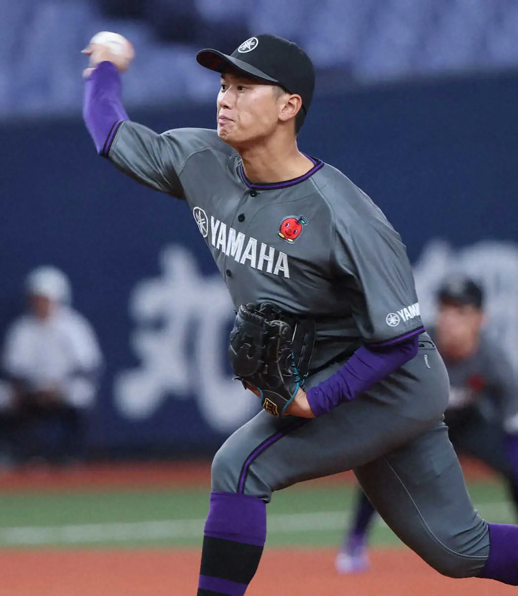 【画像・写真】ヤマハが2大会連続で初戦突破　金原祥太が1回を3者連続三振　自己最速2キロ更新する151キロをマーク