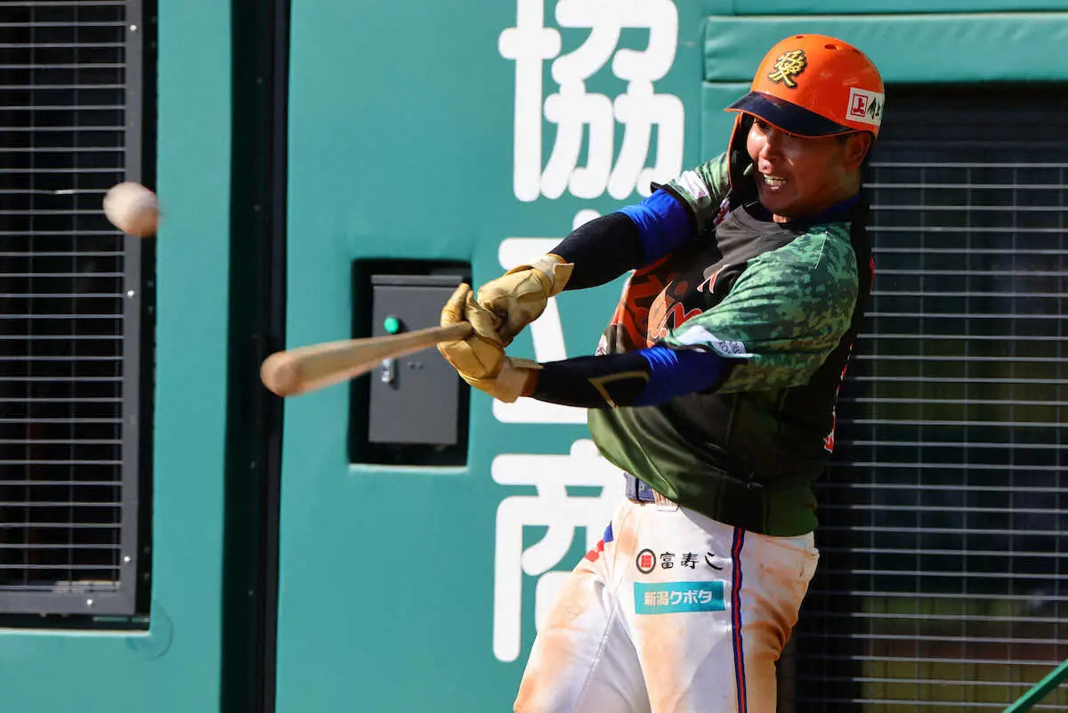 【画像・写真】巨人　育成ドラフト5位・知念大成が異例の秋季キャンプ参加　古巣オイシックスはSNSで動画公開