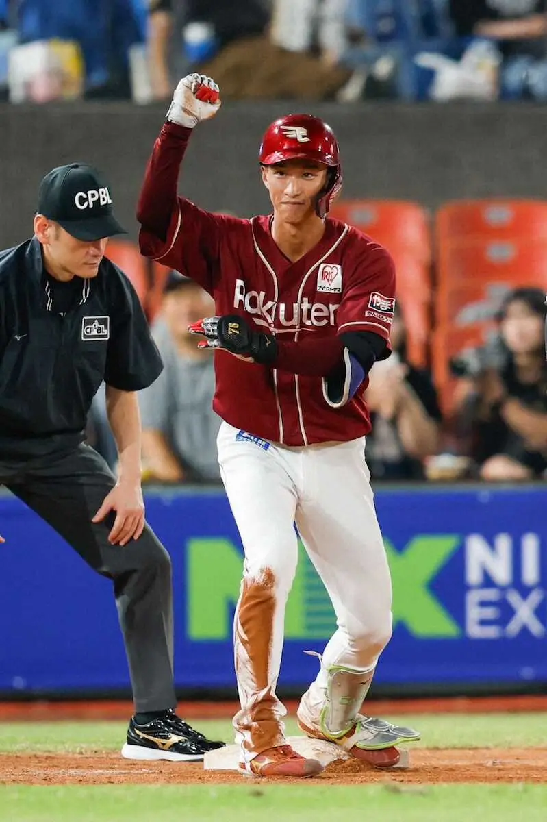 【画像・写真】楽天・吉野創士が4番の仕事！　アジアプロ野球交流戦のKTウィズ戦で先制打