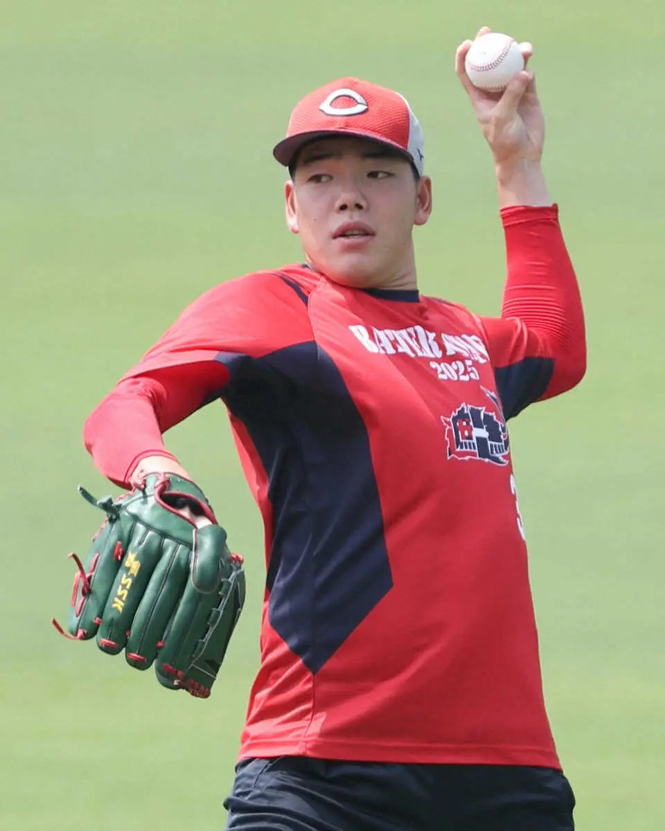 【画像・写真】広島　滝田一希が腰痛のため秋季日南キャンプを離脱　新井監督「意気込みは凄く伝わる」