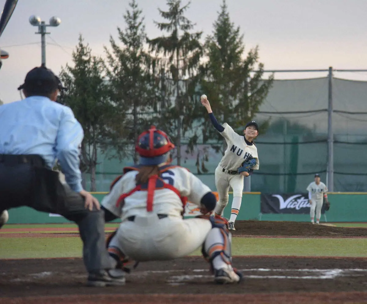 【画像・写真】【女子野球はなまき大会】新潟医療福祉大が4強入り　竹本心愛が3回零封「真っすぐで勝負しようと」