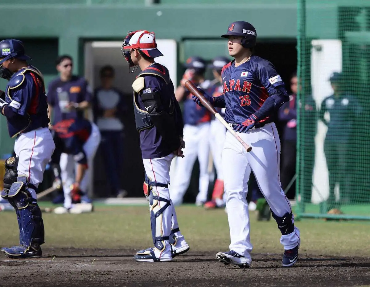 【画像・写真】侍「ピッチクロック対策」打者の対応急務　打者交代30秒以内、残り8秒で準備不十分で1ストライク