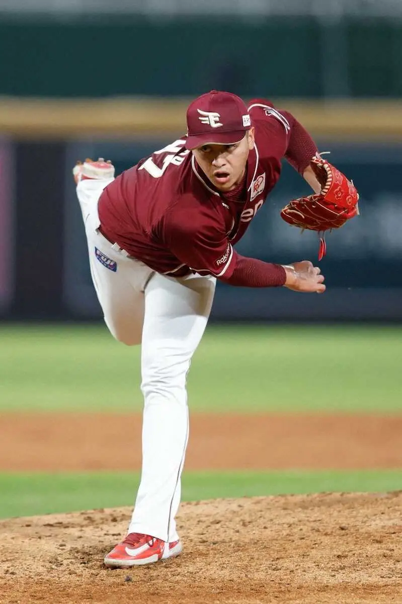 【画像・写真】楽天　2点差敗戦も…台湾右腕の凱旋リレーで球場沸かせた