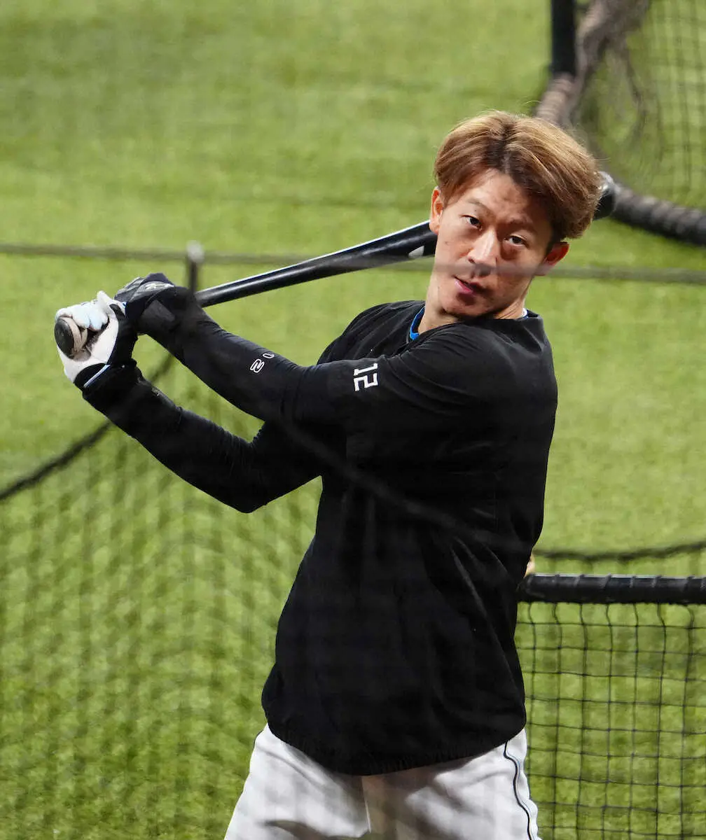 【画像・写真】日本ハム矢沢、来季就任の松本野手コーチの「平成の青い稲妻」に続き、「令和の青い稲妻」襲名誓う