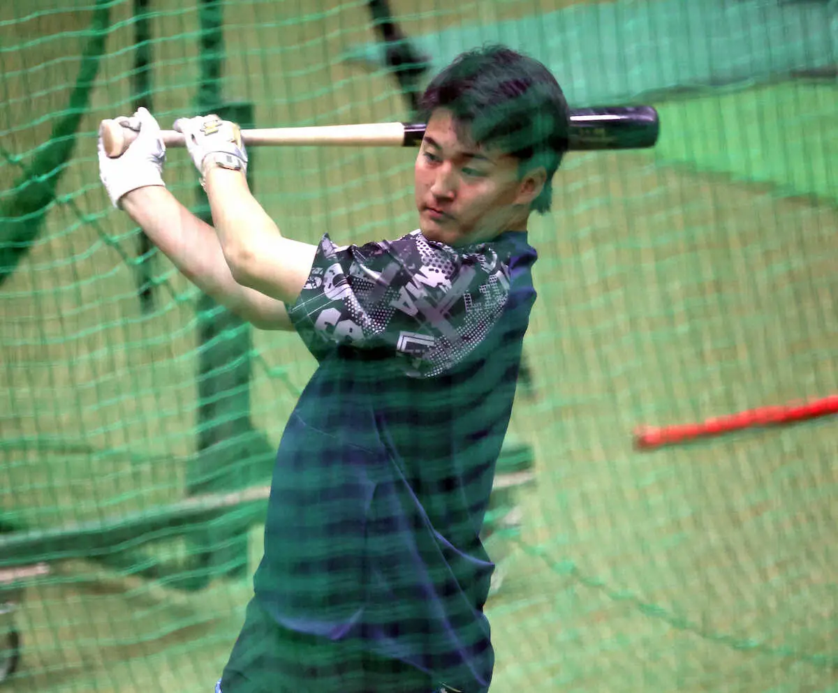 【画像・写真】西武から戦力外の元山飛優が練習再開　左肩腱板炎でリハビリ終え「気持ちも落ち着いた」　阪神が獲得調査