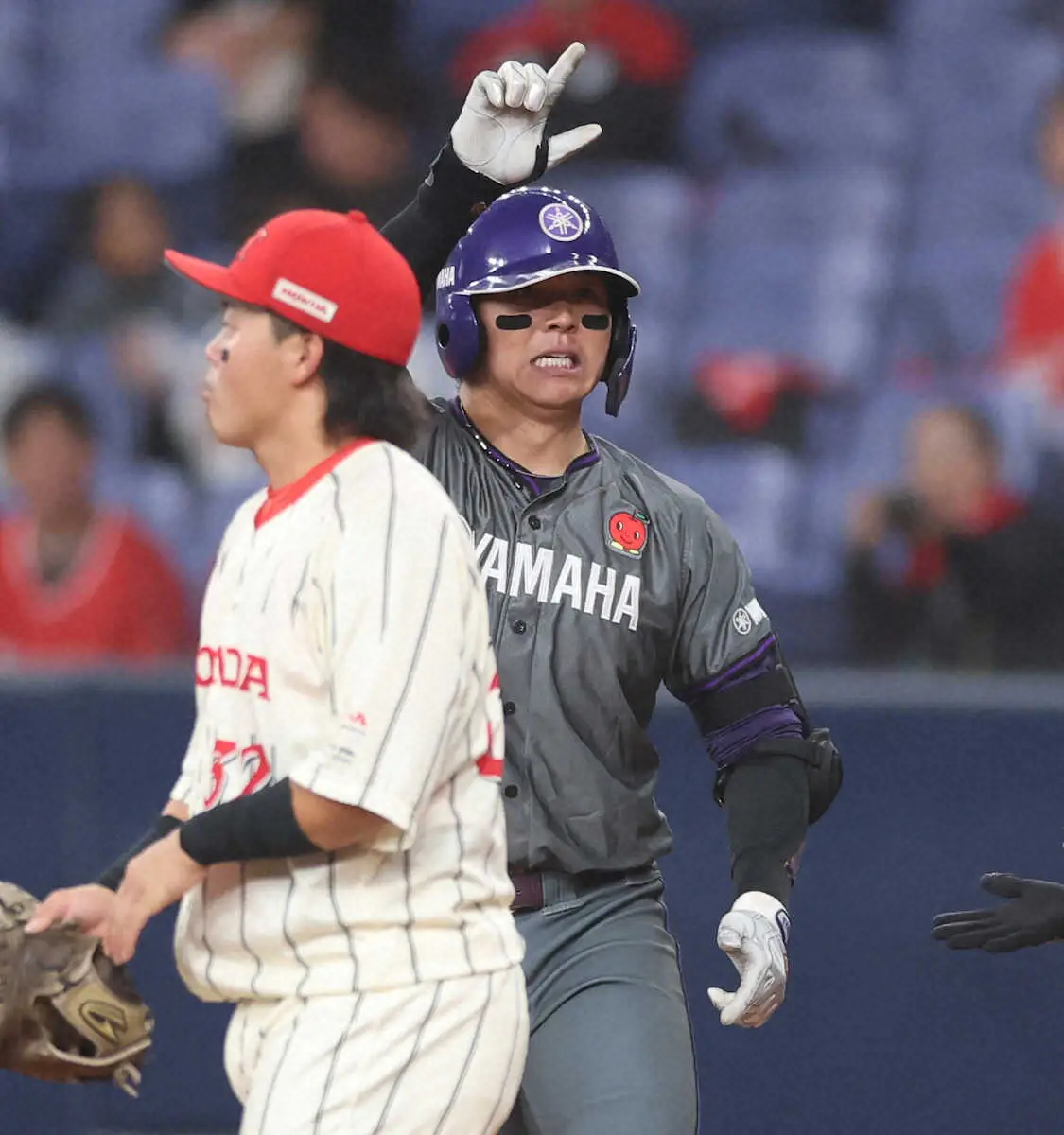 【画像・写真】【日本選手権】ヤマハの4番・網谷圭将が2安打で勝利に貢献　田中大聖の161キロに「驚きはなかった」