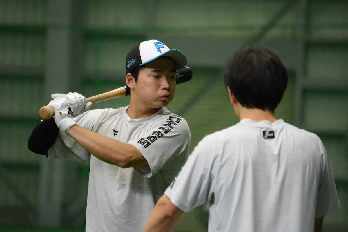 【画像・写真】日本ハム・山県「郡司さんになりたい」　“師匠”からの刺激で成長へ　さらなる飛躍へ早慶同盟