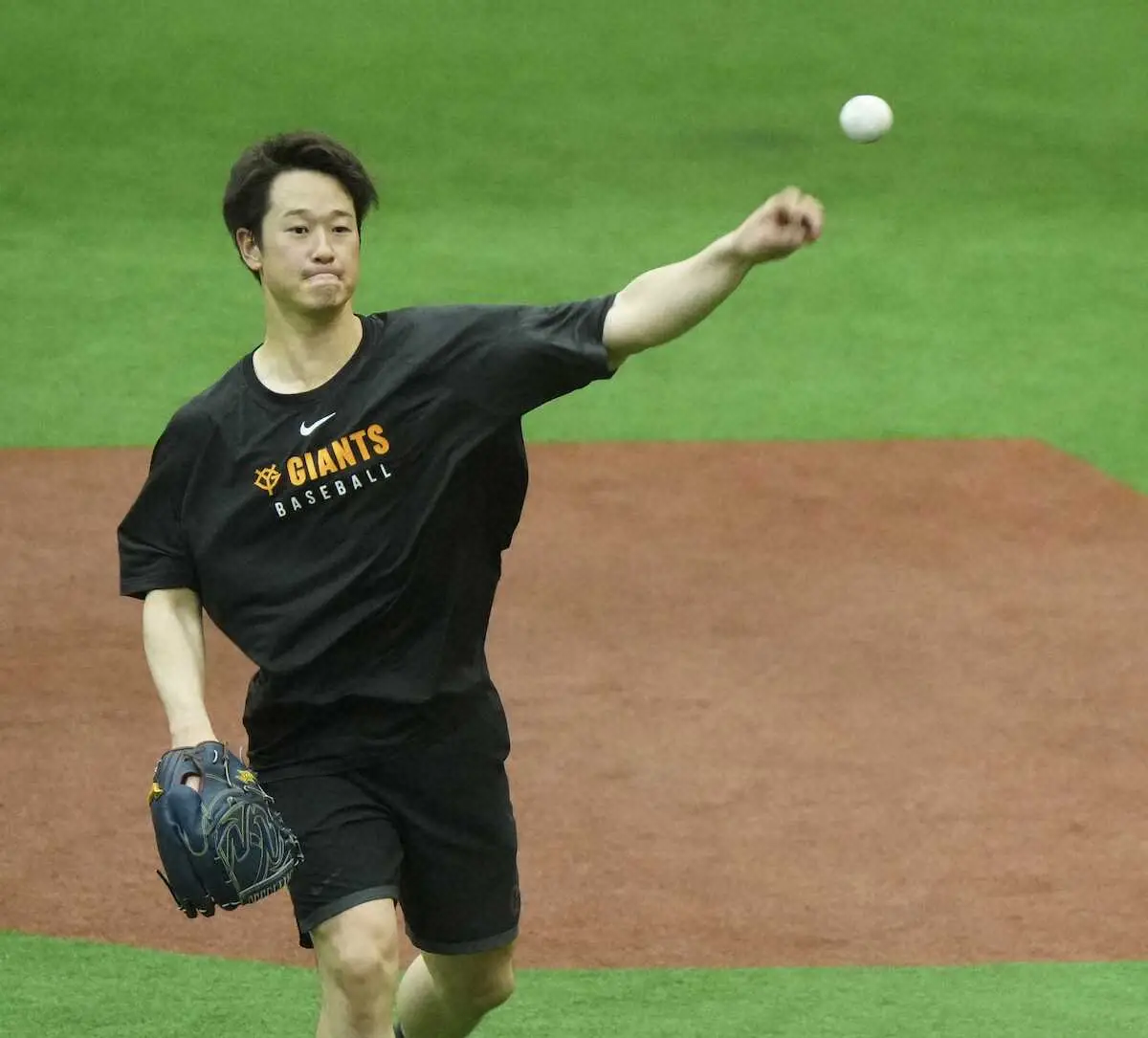 【画像・写真】巨人・中川　FA権行使せず残留　秋季キャンプ参加免除もすでに始動