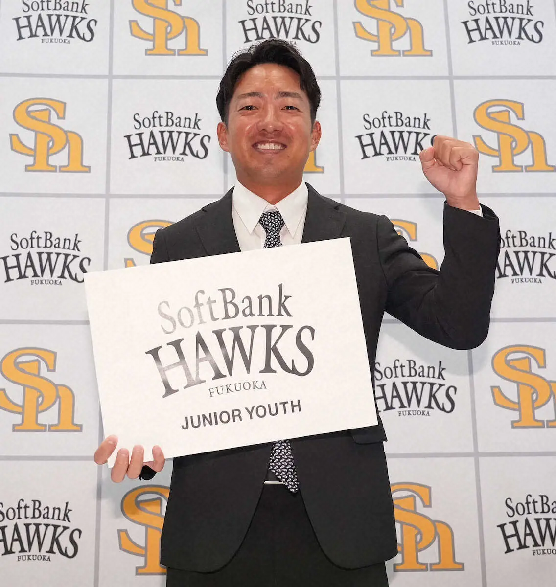 【画像・写真】ソフトバンクがジュニアユース「福岡玄海灘ボーイズ」設立　中学硬式初代監督にはOBの嘉弥真新也氏