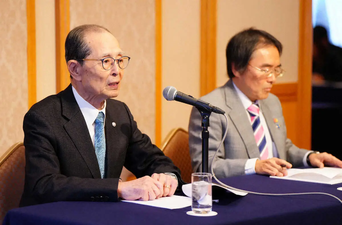 【画像・写真】王貞治氏「長嶋茂雄賞」創設に「来年、誰が第1回の受賞者になるのか。野球会がより盛り上がる」