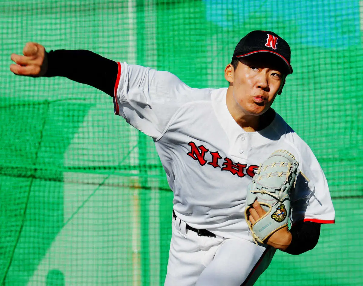【画像・写真】大学準硬式野球　日大・竹川＆首藤の150キロコンビ　日本一の夢かなえる！