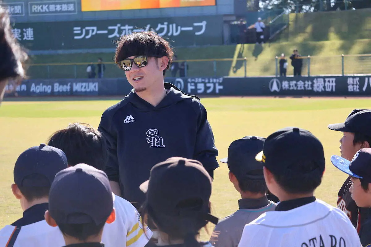 【画像・写真】首位打者のソフトバンク・牧原大成　来季に向けてテーマは“継続”「まだ1年しかやっていない」