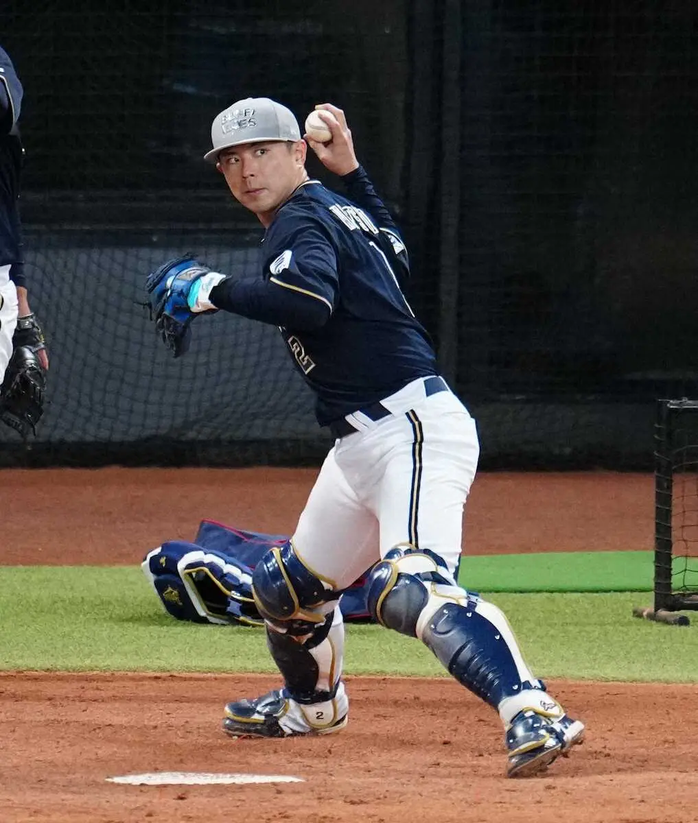 【画像・写真】オリックス　中川圭太「とてもビックリ」若月健矢とともに初めてベストナイン