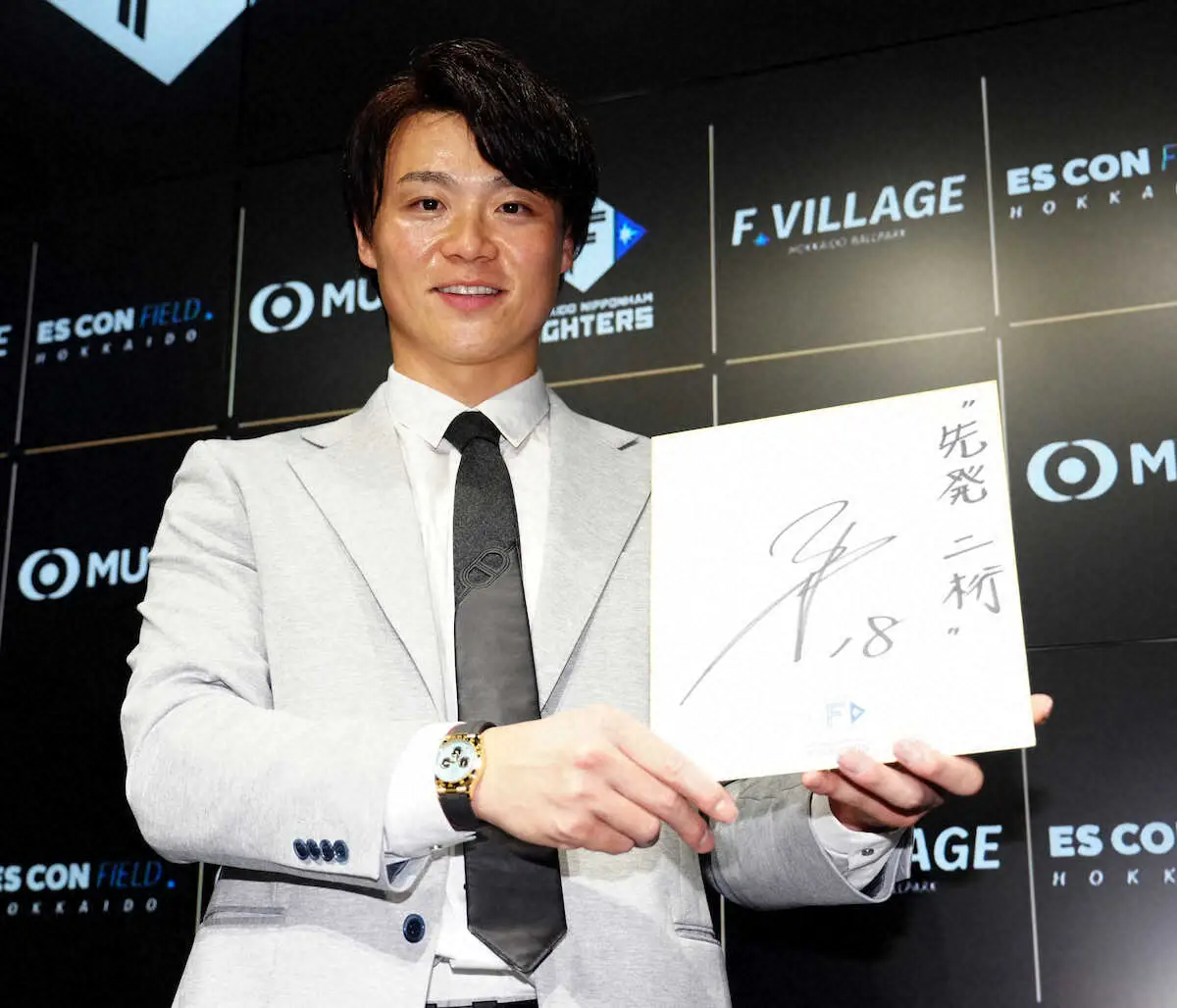 【画像・写真】日本ハム・山崎　阪神移籍の伏見へ恩返し誓う「すべてキャリアハイ目指したい」