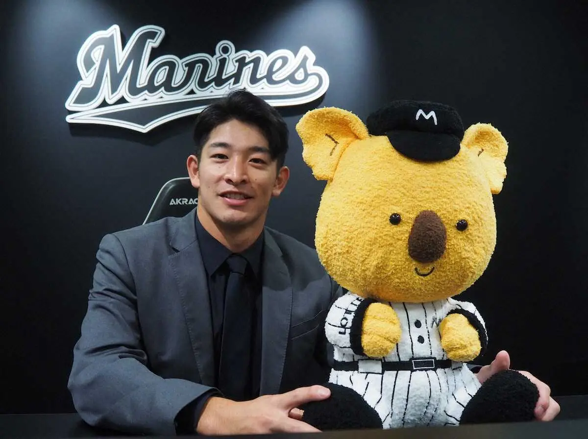 【画像・写真】ロッテ・池田　700万円増で契約更改　“師匠”サブロー新監督と「一緒に優勝したい」