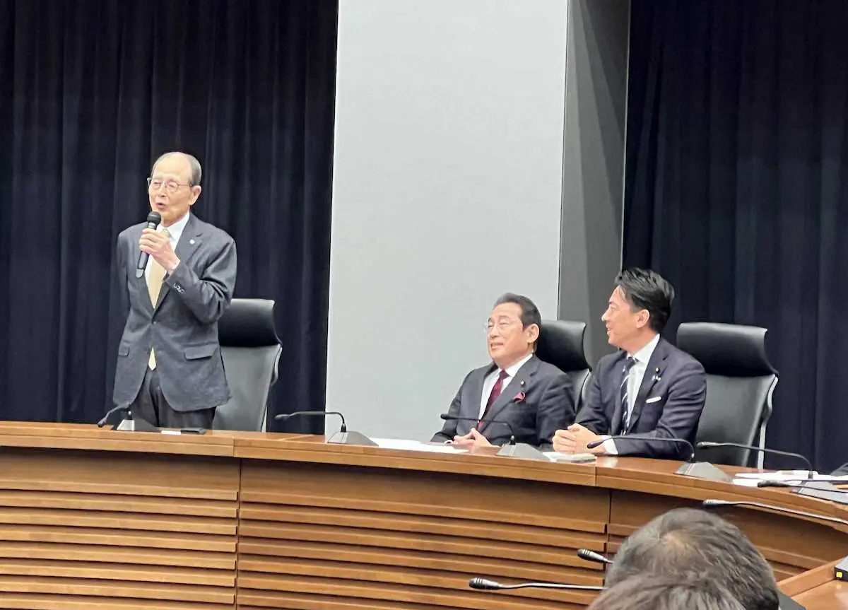 【画像・写真】「野球の未来を考える議員連盟」設立総会　王貞治氏が出席「大谷くんに次ぐヒーロー出てきて」
