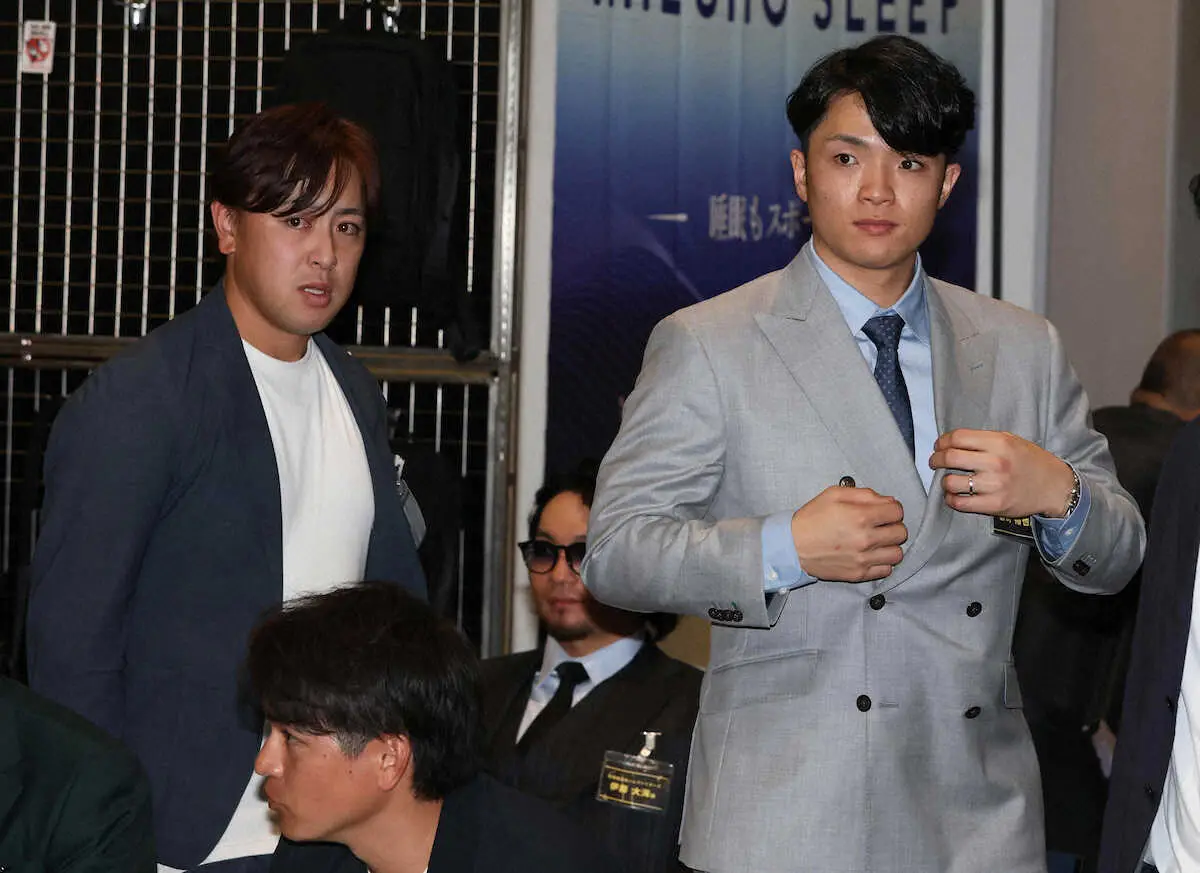 【画像・写真】日本ハム郡司　ミズノに珍要求　足のサイズは29センチ　フリーサイズ練習用帽子は入らず「末端がでかい」