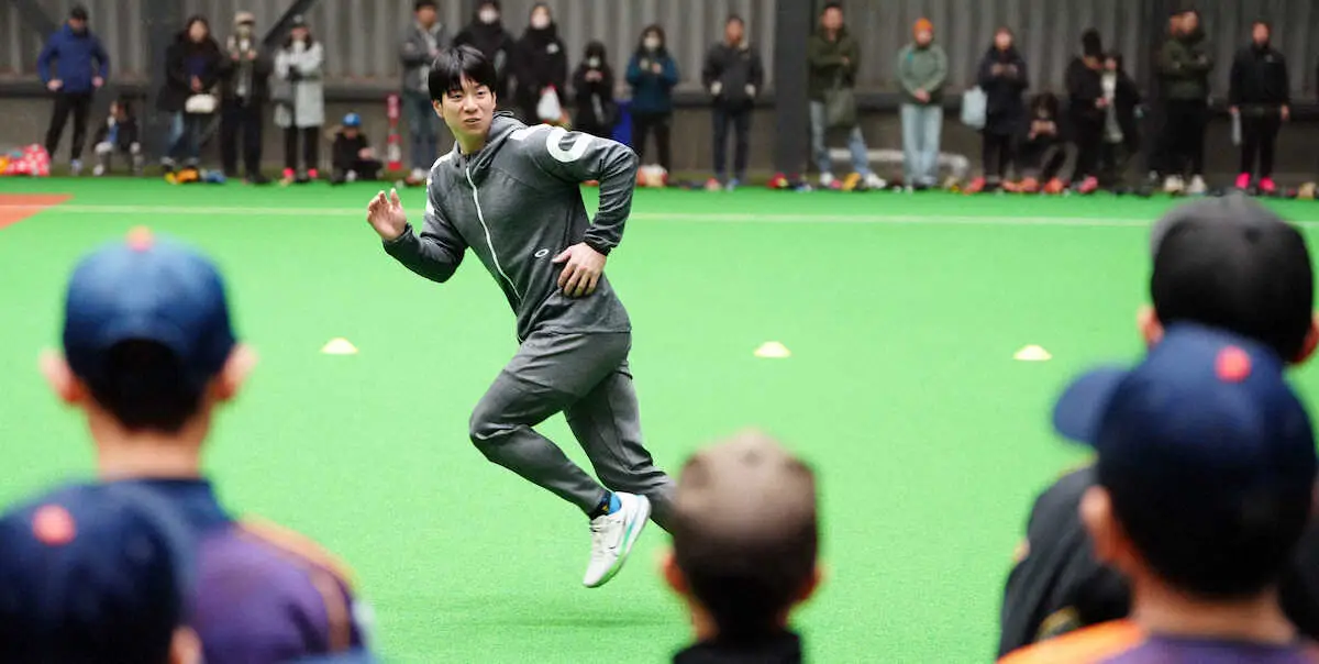 【画像・写真】巨人にFA加入の松本剛　東京ドームへ子供招待継続に意欲「移籍しても可能なのであれば」