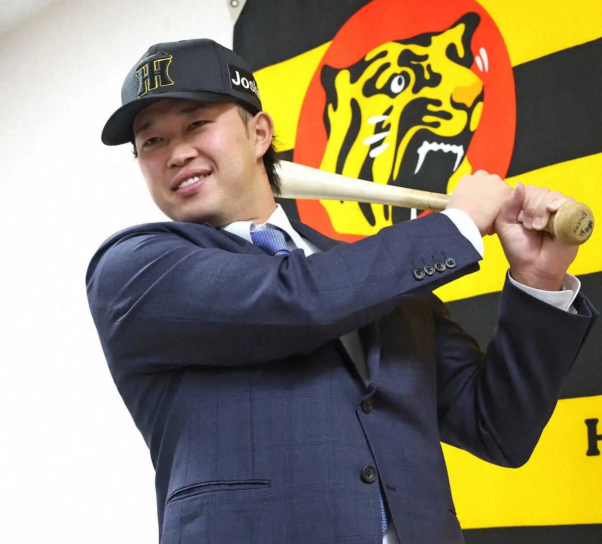 【画像・写真】前ヤクルト・浜田太貴が阪神入団会見　現役ドラフトで移籍「強いチームに行けるワクワク感ある」