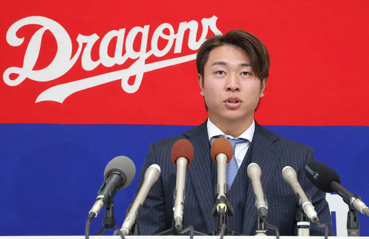 【画像・写真】中日・高橋宏斗　浅尾以来の6年目、球団史上最年少の2億円到達！「しっかり上げてもらいました」