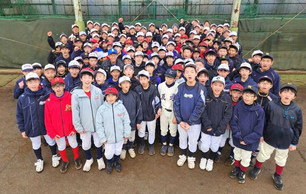 【画像・写真】【選抜甲子園】21世紀枠候補9校選出の上尾で「中学生野球教室」高野監督「野球の素晴らしさを伝えたい」