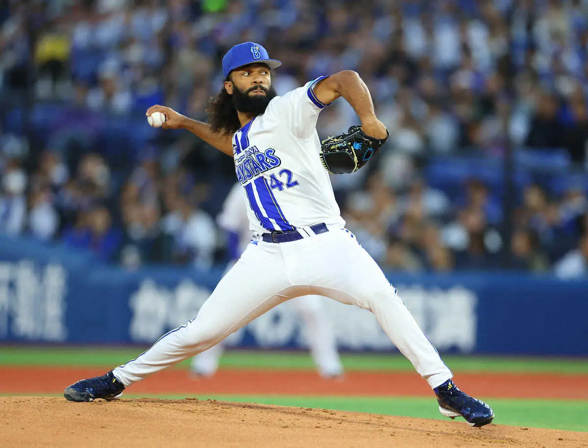 【画像・写真】ロッテ　前DeNAのジャクソン入団を発表　サブロー監督「本当に頼もしい選手が加わってくれた」