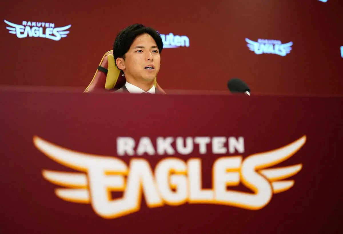 【画像・写真】楽天・宗山が2400万円増の4000万円でサイン！「いろいろな経験をさせてもらった」