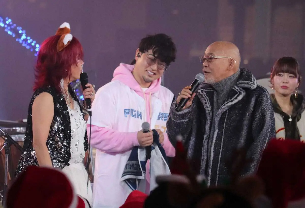 【画像・写真】日本ハム・池田　「Xマス音楽祭」で松山千春＆大黒摩季と競演「優勝できるように頑張ります」