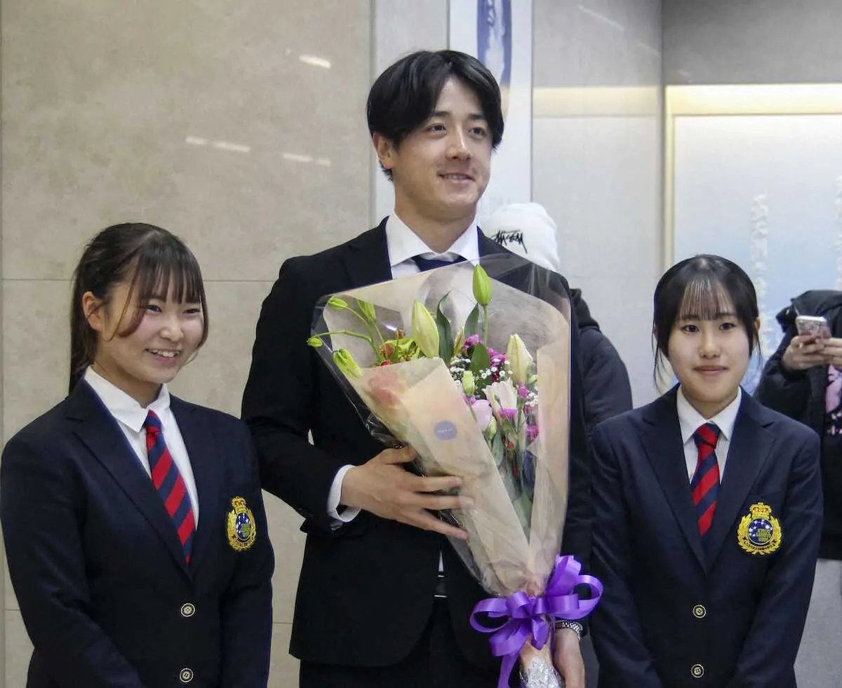 【画像・写真】日本ハム・北山　母校で侍ジャパン入り意欲「選んでくださいという気持ちで準備している」