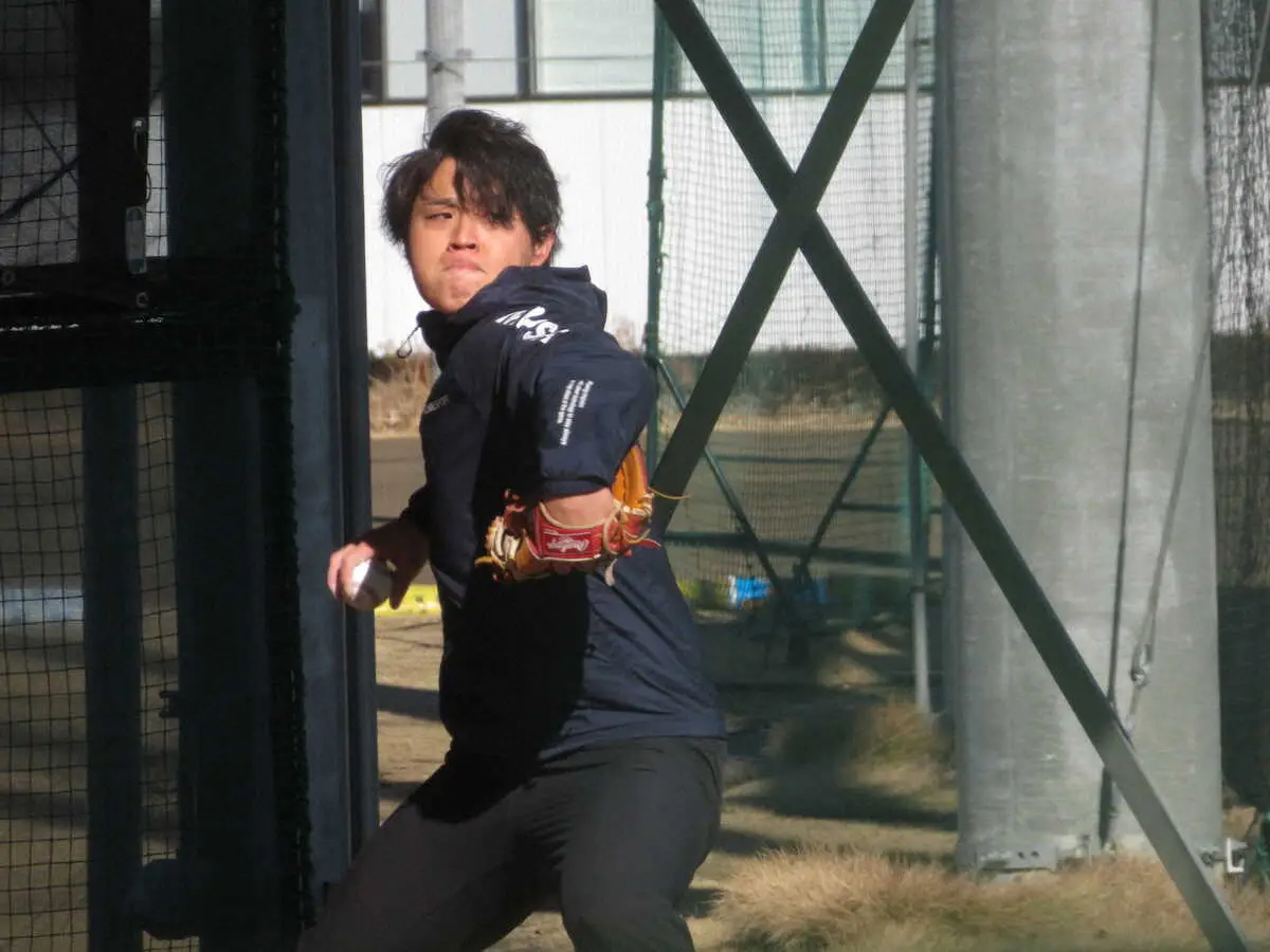 【画像・写真】西武の育成4年目・三浦　アストロズ移籍“師匠”今井の背番号48継承だ！