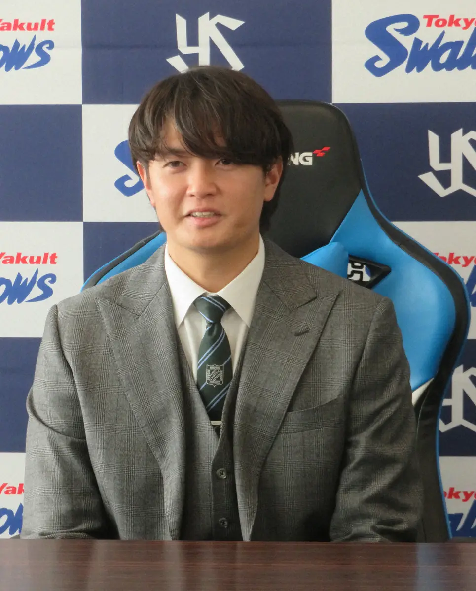 【画像・写真】ヤクルト　広島から現役ドラフトで加入の大道温貴が戸田で自主トレ　実家から車で10分「庭ですね」