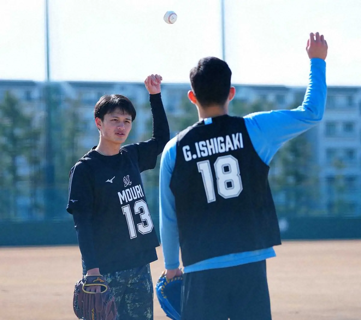 【画像・写真】ロッテのドラフト2位・毛利が4歳下のドラ1右腕を称賛「結構えぐいっす」