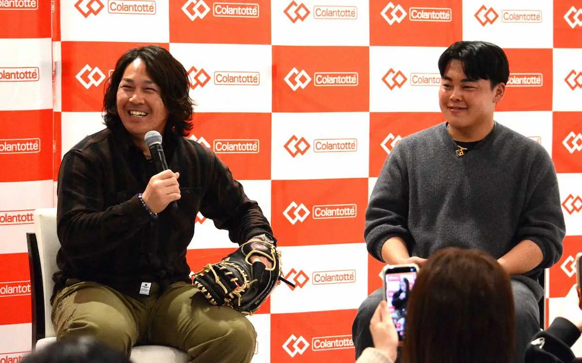 【画像・写真】巨人・甲斐拓也が山瀬慎之助と地元・大分でトークショー　リードしていて「ワクワクする」右腕明かす