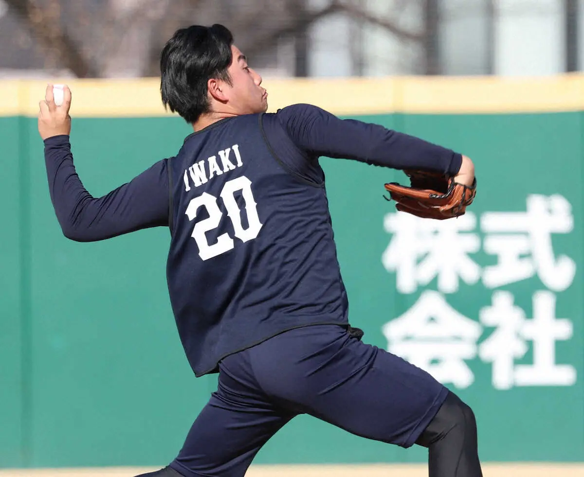 【画像・写真】西武ドラ2・岩城　背番号20の「炎のストッパー」継承だ！「背番号に恥じないように行動したい」