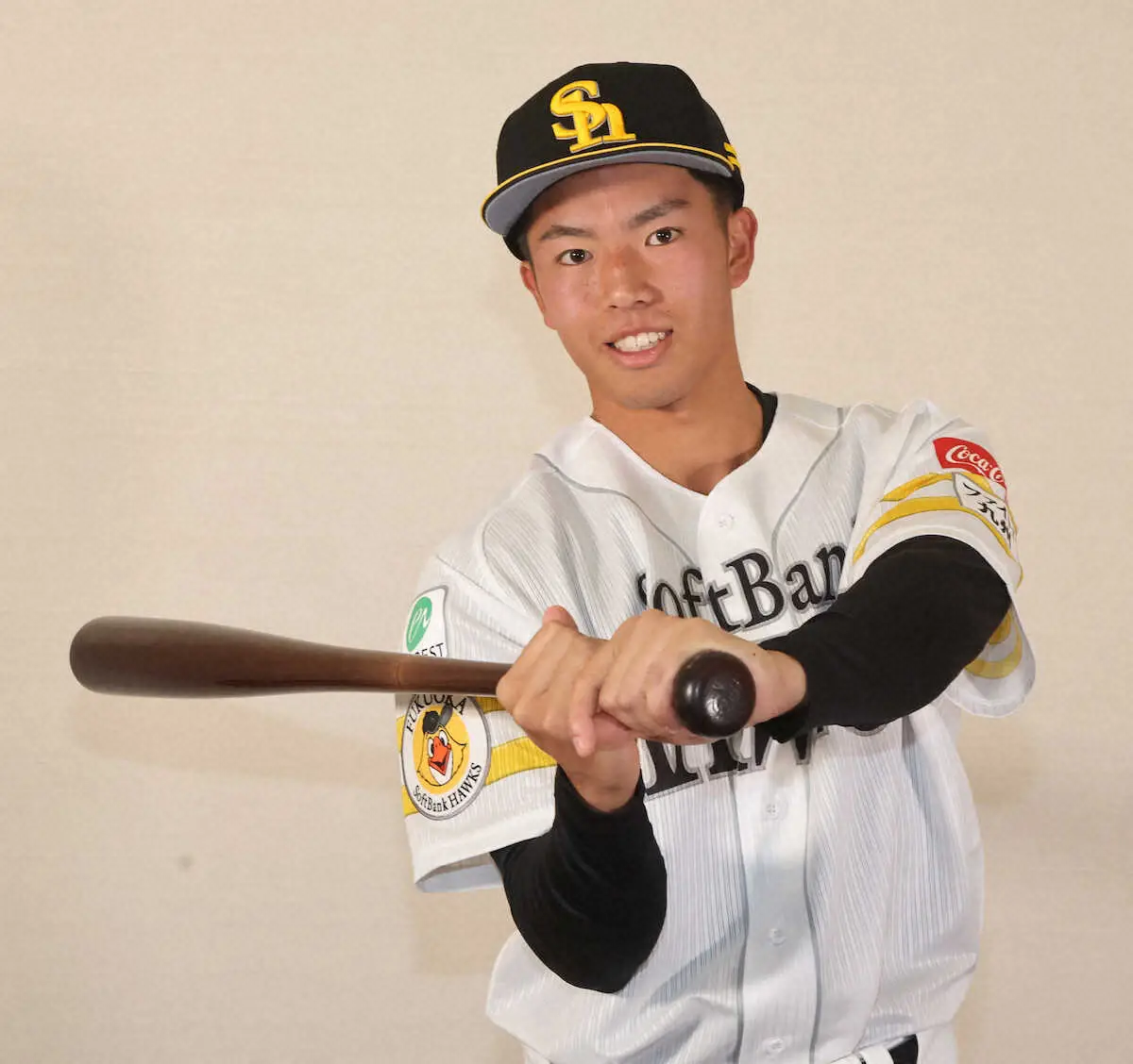 【画像・写真】ソフトバンク育成5位・鈴木貴大　阪神ドラ1立石を参考に「世界一の右バッター」目指す