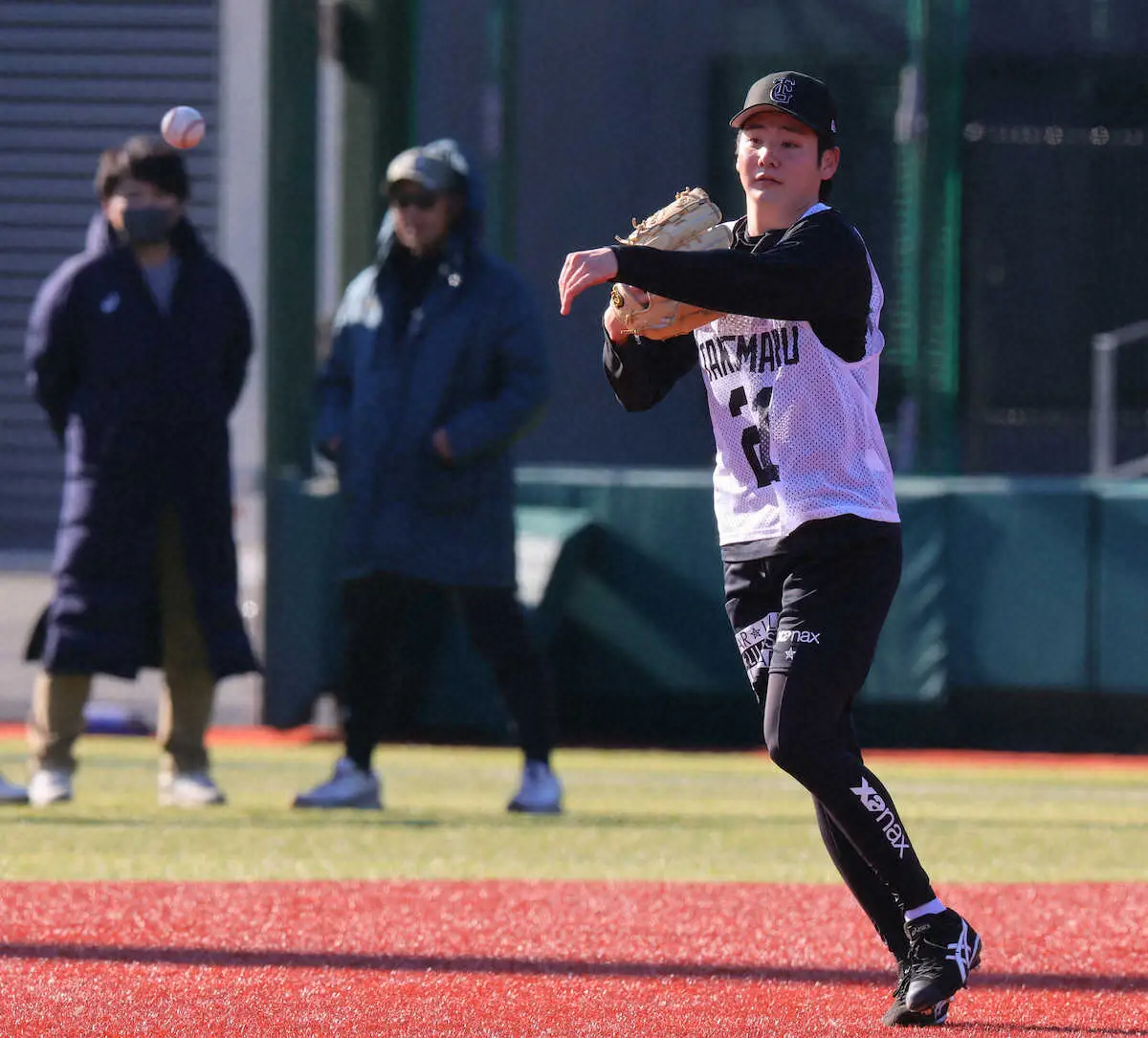 【画像・写真】巨人　新人合同自主トレスタート　ドラフト1位・竹丸和幸「1軍でキャンプスタートできたら」