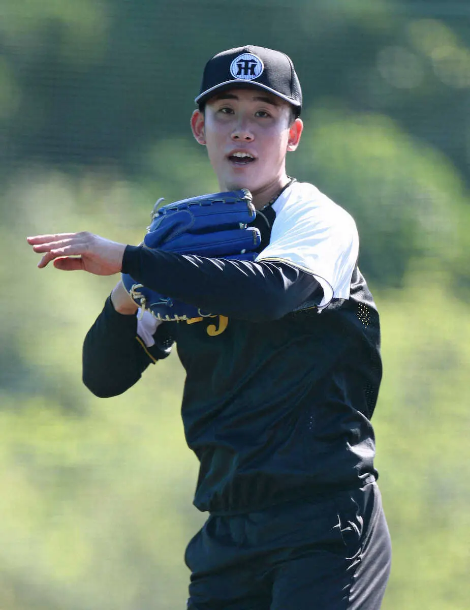 【画像・写真】阪神・富田蓮、大谷にリベンジ宣言！侍と3月強化試合「対戦があれば抑えたい」23年は被弾の屈辱