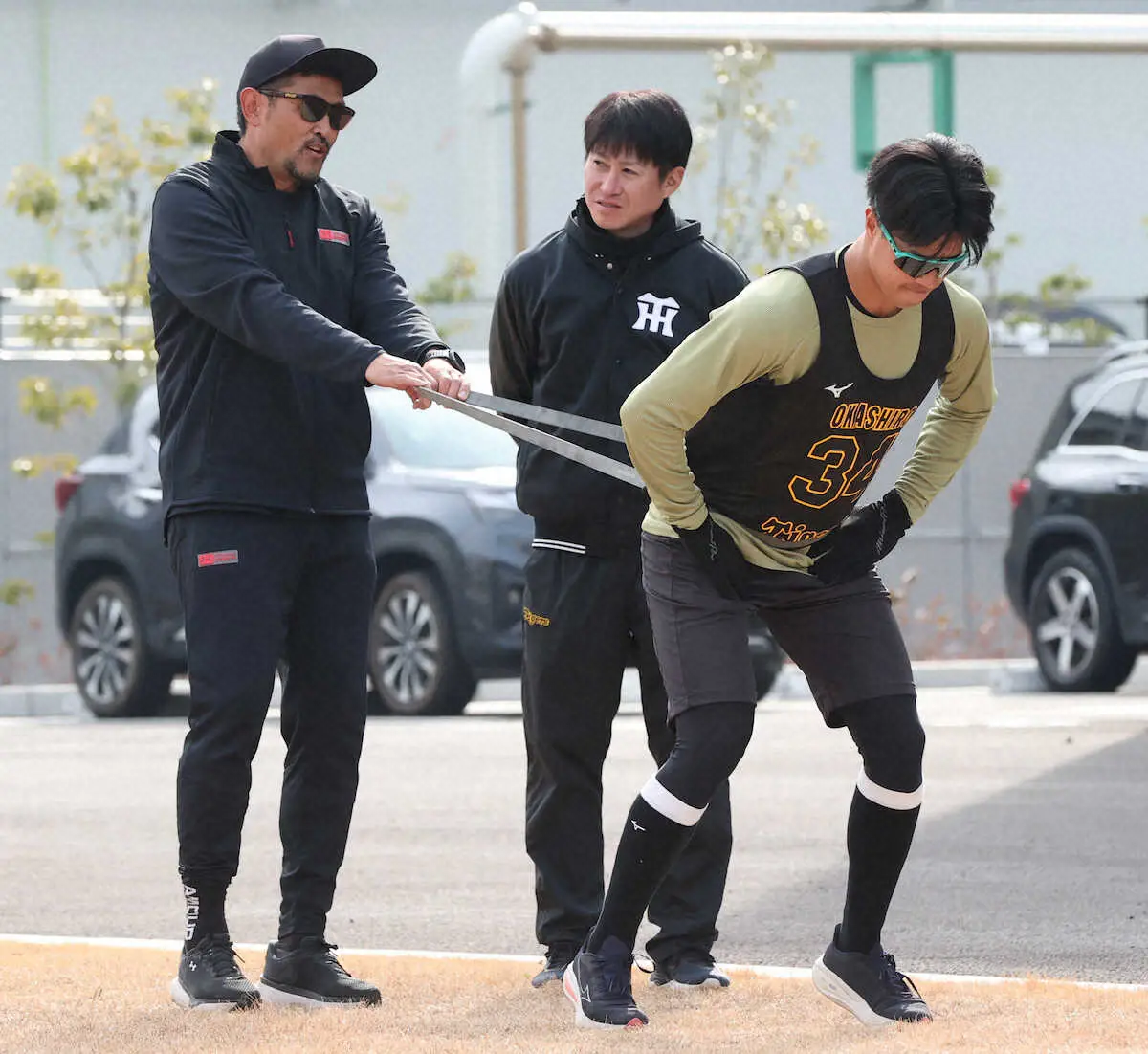 【画像・写真】阪神ドラ3岡城快生はもっと速くなれる　お尻の使い方学び伸びしろ　筑波大・谷川准教授からスプリント指導