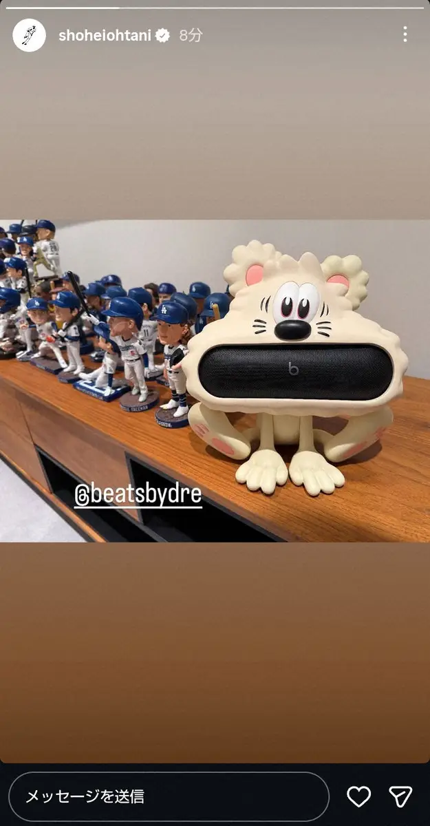 【画像・写真】大谷翔平　公式アンバサダー務める「Beats」のお気に入りの一品紹介　ドジャース選手達とともに