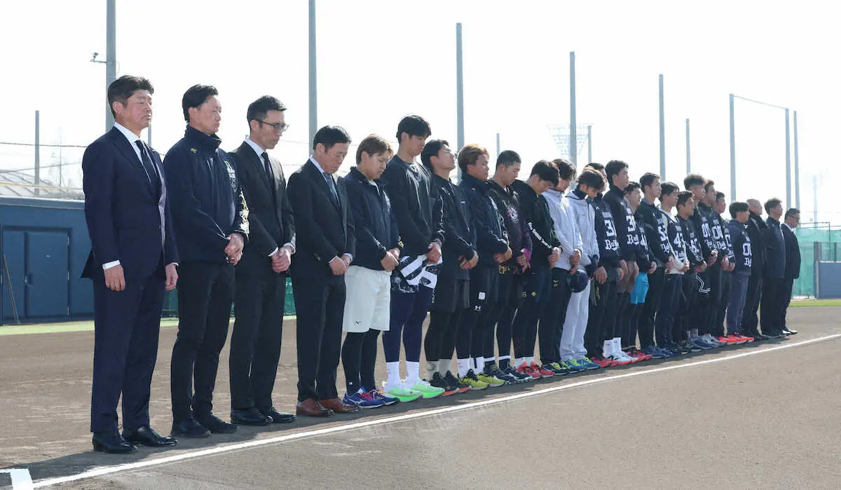 【画像・写真】オリックス　岸田監督が1・17の誓い「全部勝つつもりで戦っていかないと」神戸全勝でV奪回狙う