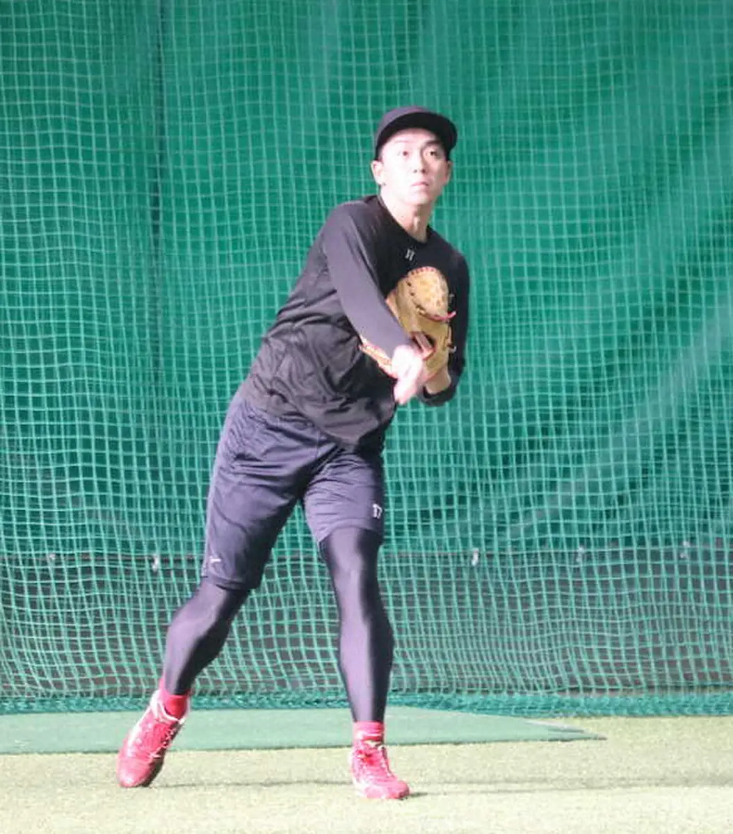 【画像・写真】広島・常広羽也斗　10種のトレーニングで再現性アップ　「結果をしっかり出せるように」